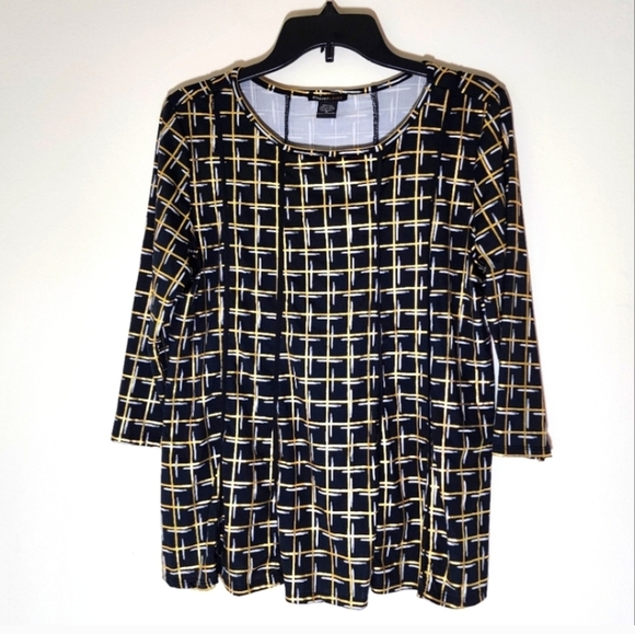 Robert Louis Quarter sleeves women top blouse - Picture 7 of 7